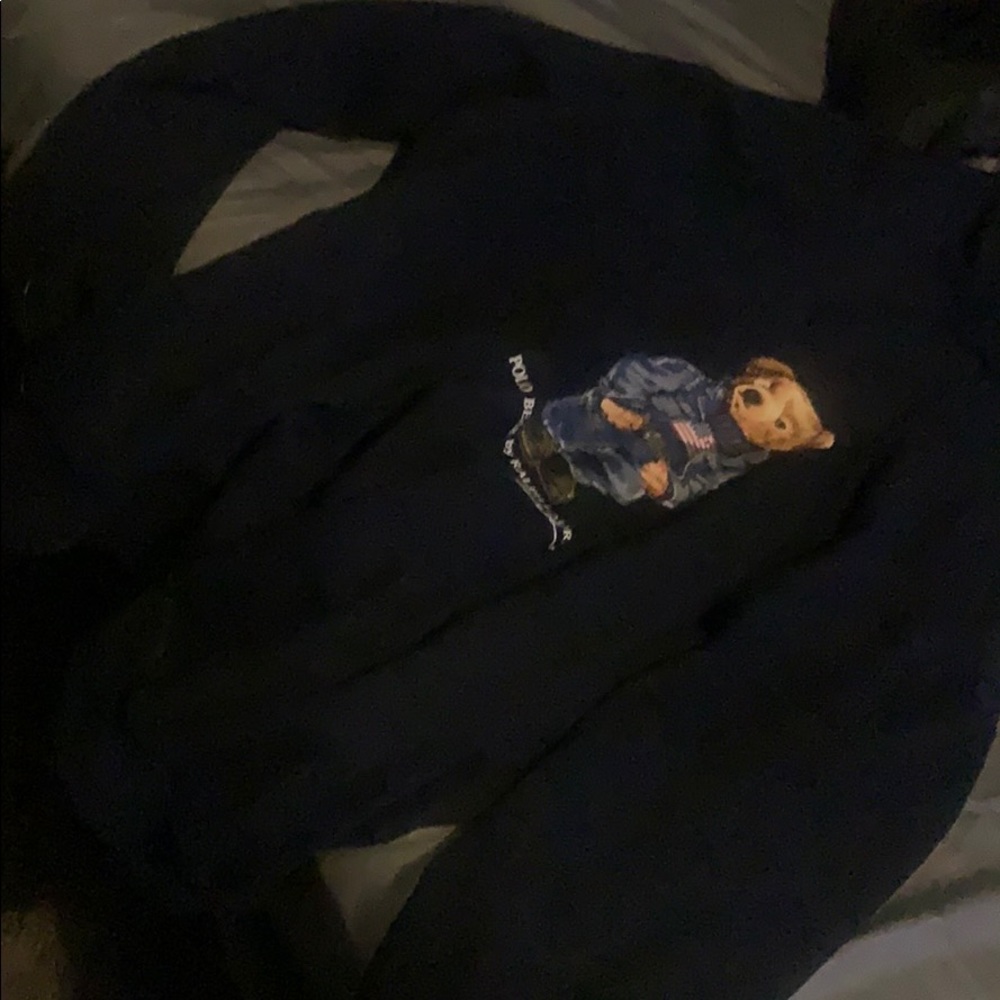 Polo pull over hoodie